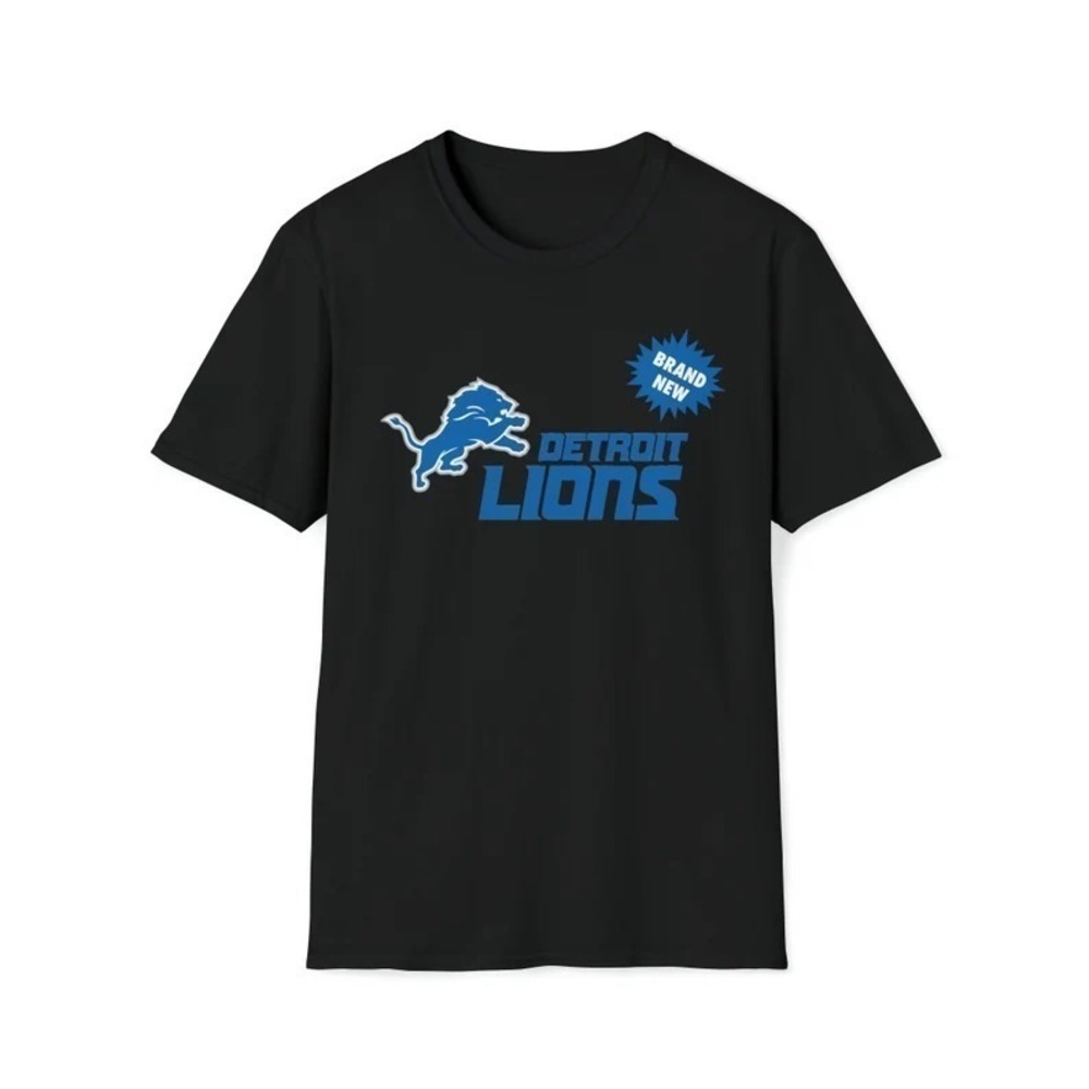 Detroit Lions Funny Football Fan Graphic Game Day Unisex T-Shirt